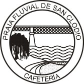 Logotipo Cafetería Praia Fluvial San Clodio